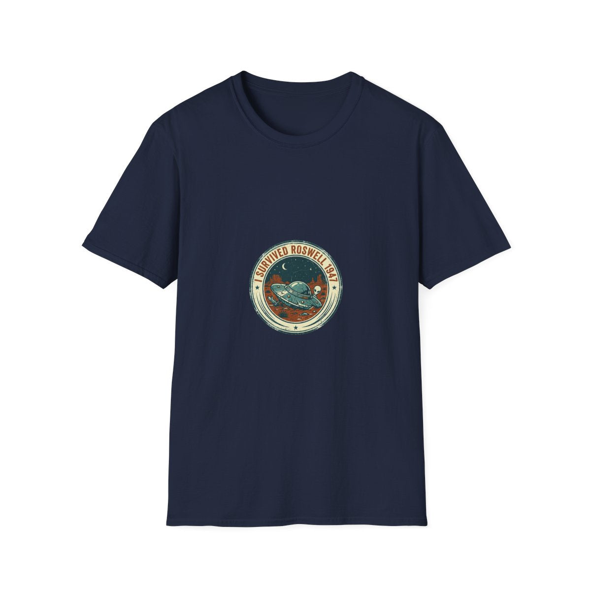 I Survived Roswell 1947 Tee - Navy