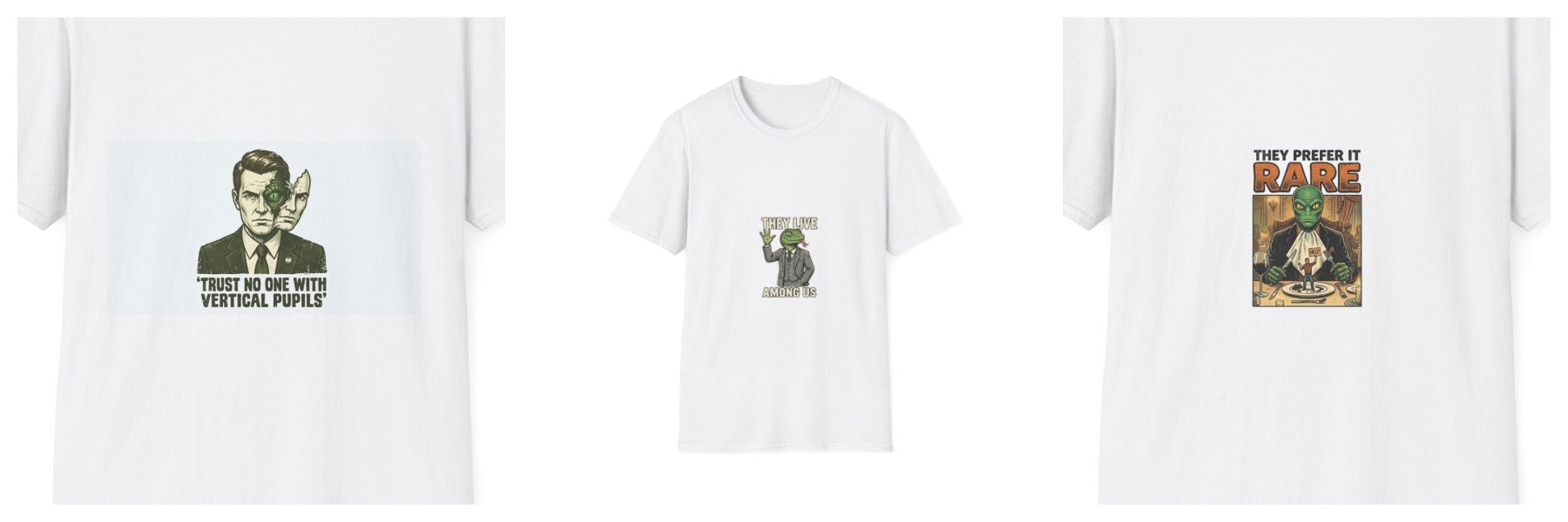 The Reptilians Pack - 3 tees