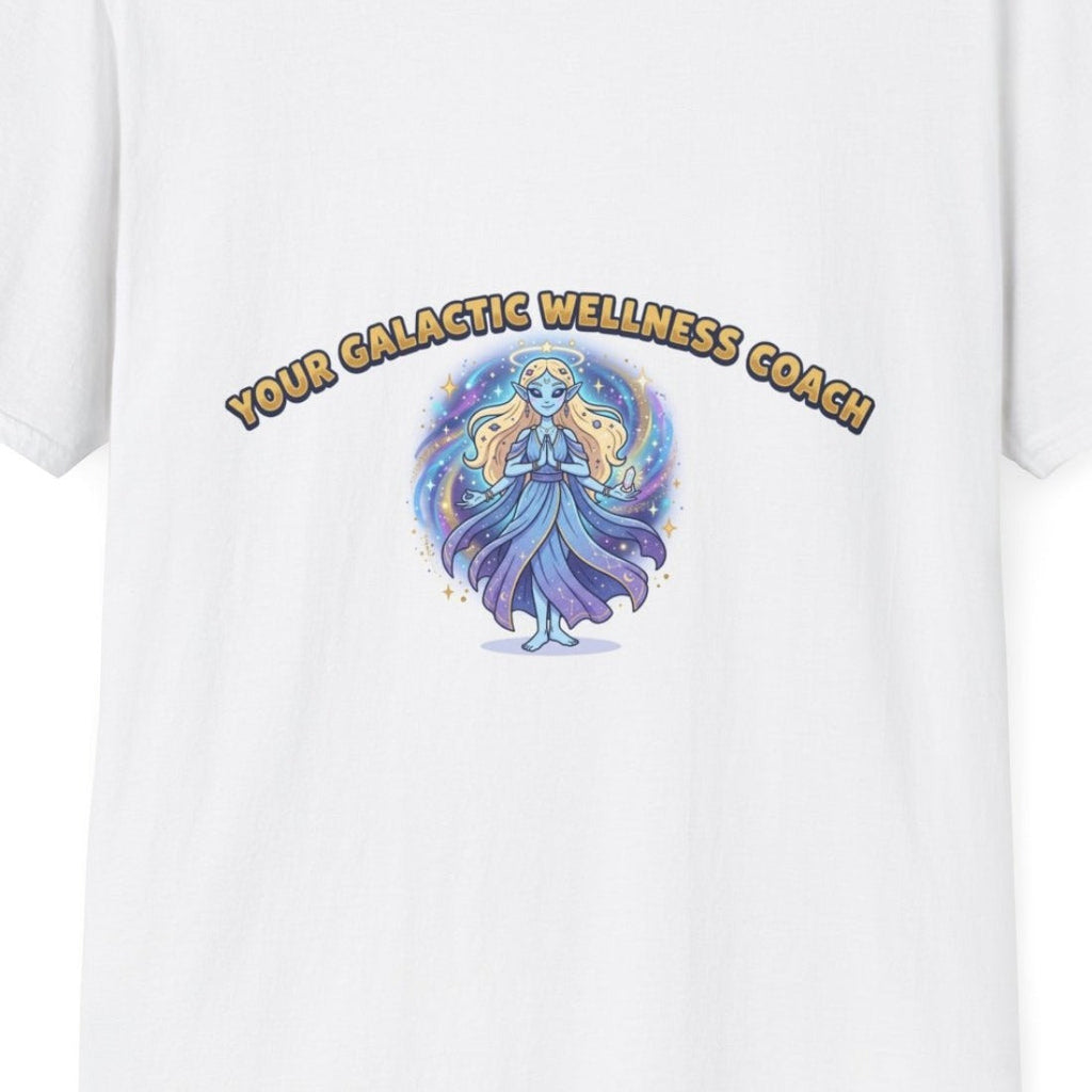 Your Galactic Wellness Coach design close-up