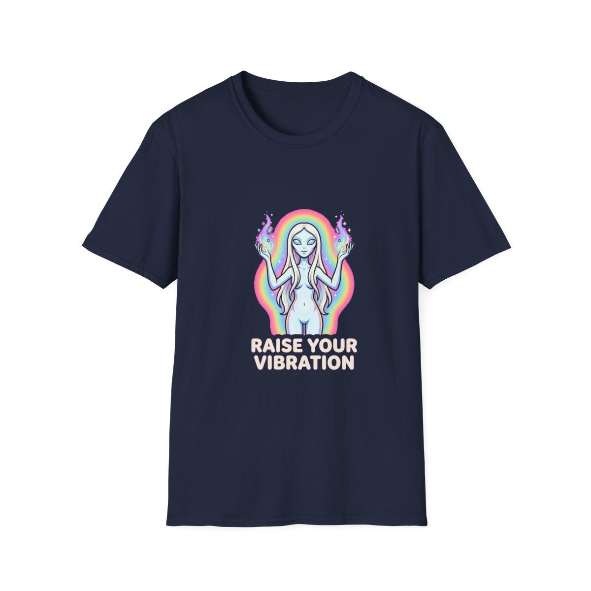 Raise Your Vibration — Nordic Alien Tee