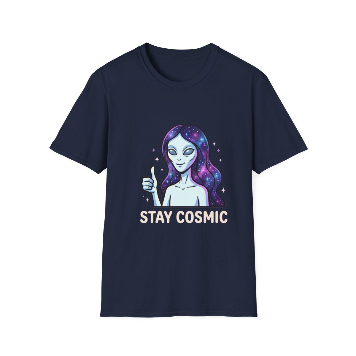 Stay Cosmic — Nordic Alien Tee